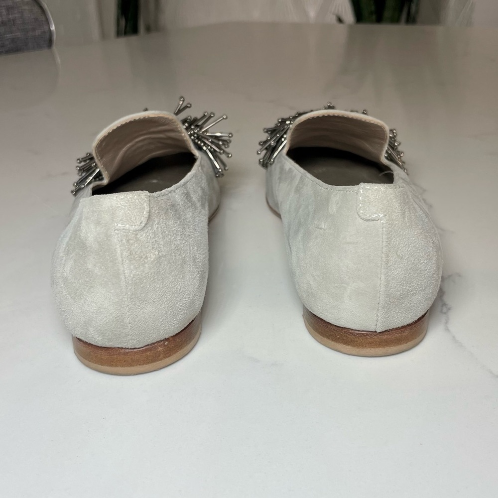 AGL Leather/Suede Loafer w/ Tassels - Picture 6 of 8